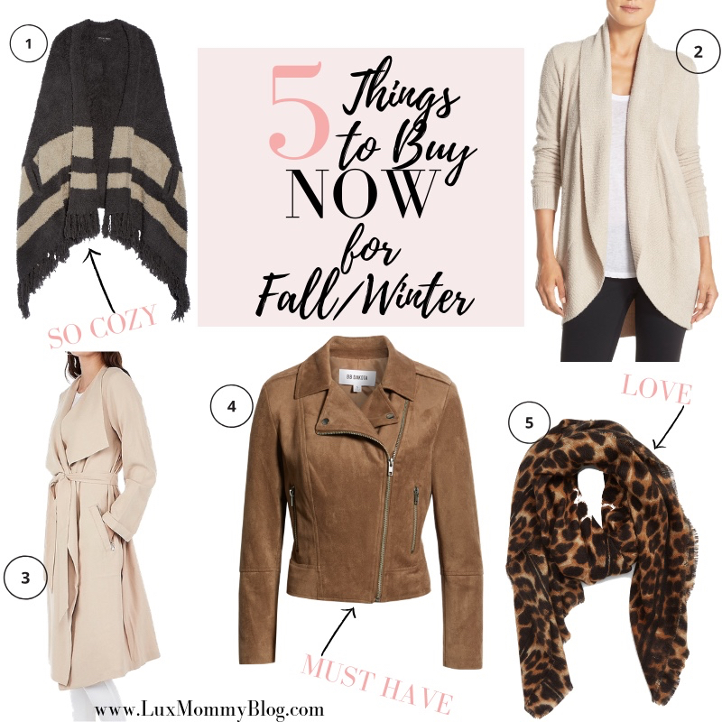 5 Fall Winter Wardrobe Essentials to Buy NOW!, Fashion