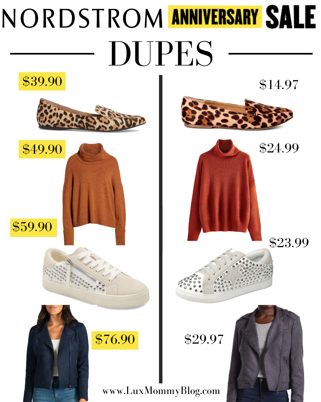 NORDSTROM SALE 2022, LOOKS FOR LESS, DUPES TO BUY INSTEAD