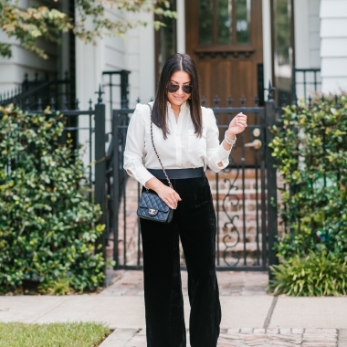 Velvet Pants for the Holidays