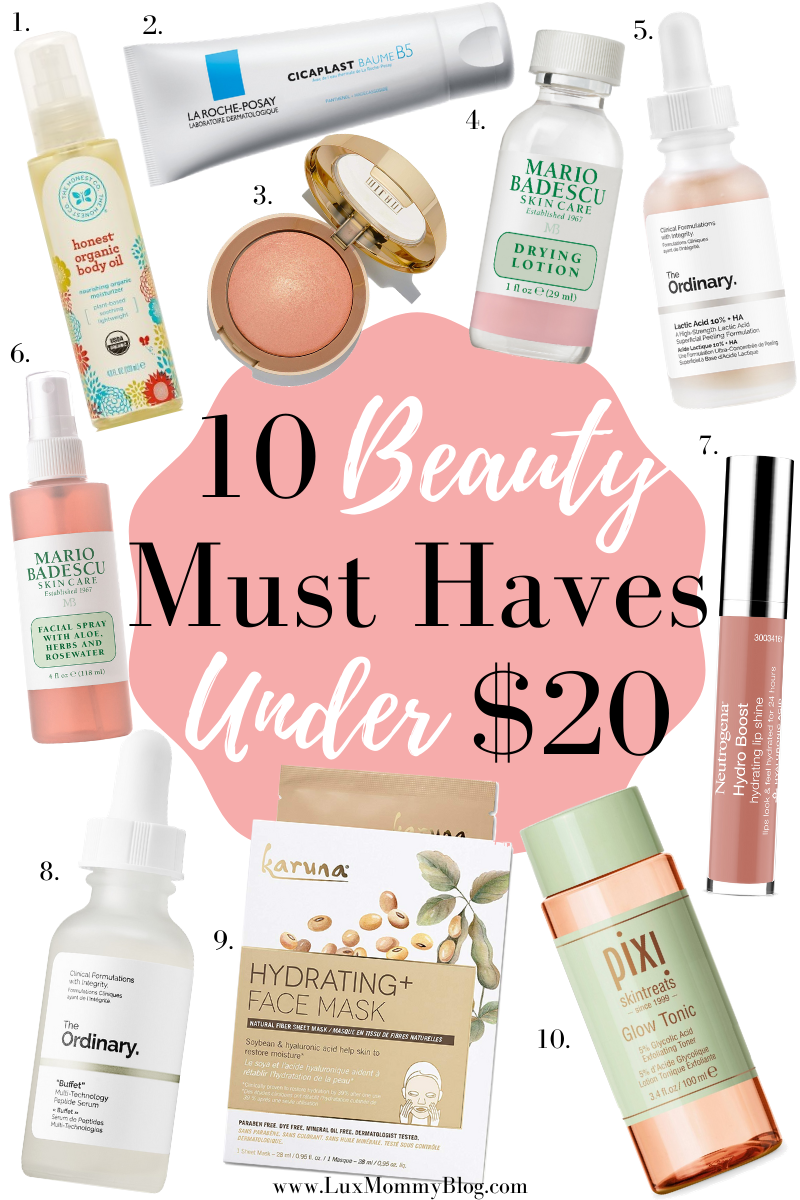 10 Beauty Must Haves Under 20 LuxMommy Houston Fashion, Beauty and