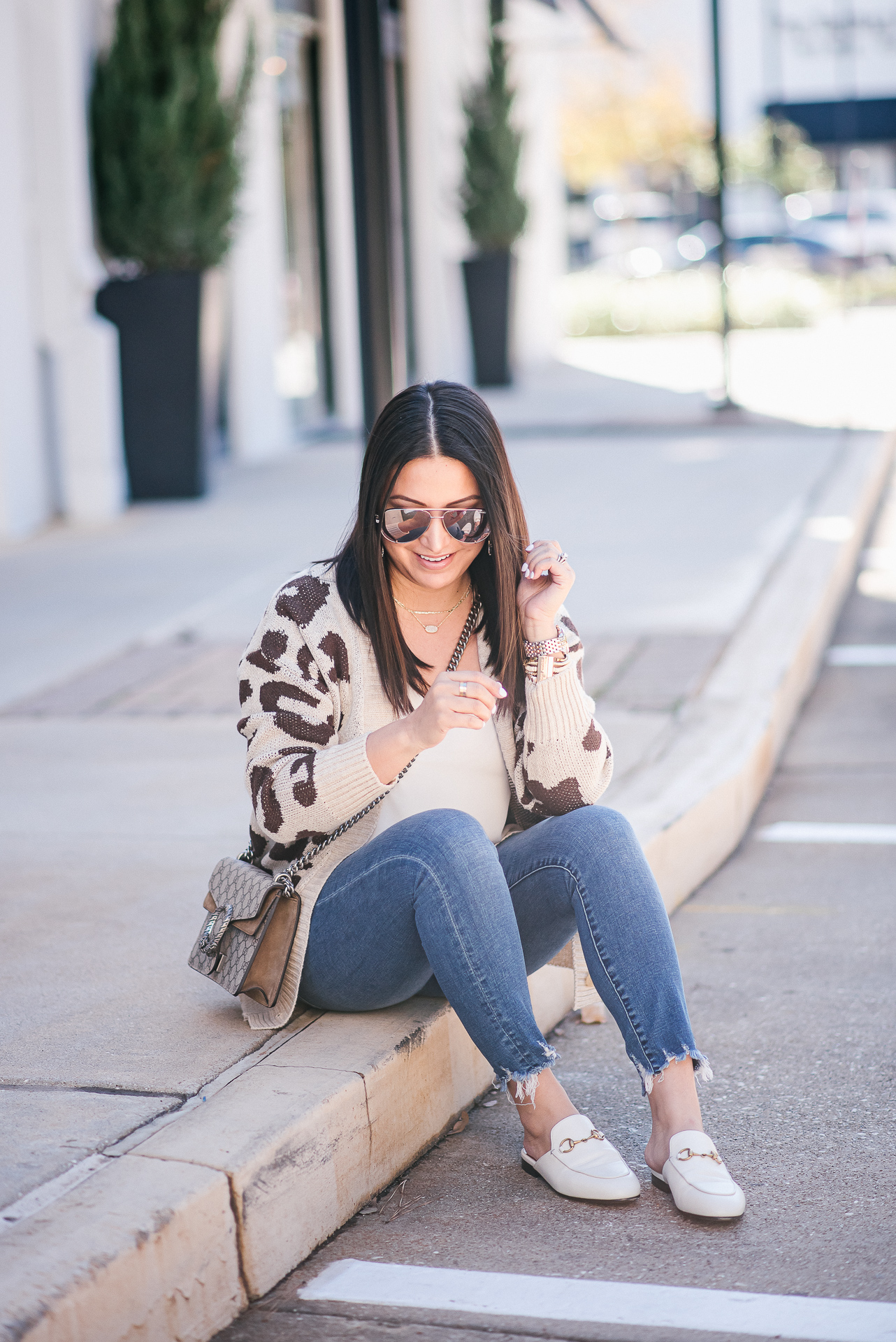 The Cutest Leopard Cardigan | LuxMommy | Houston Fashion, Beauty and ...