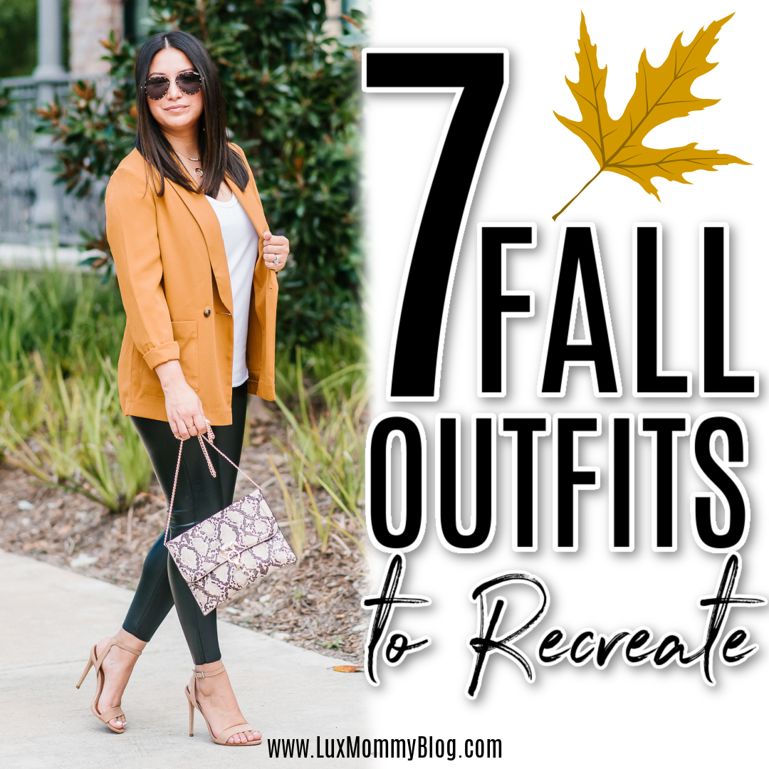 4 Fall Outfits to Re-Create