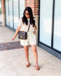 houston lifestyle and fashion blogger LuxMommy sharing outfits from July posted on instagram