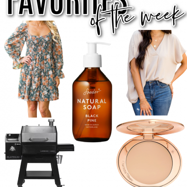 Houston lifestyle and fashion blogger LuxMommy sharing favorites of the week