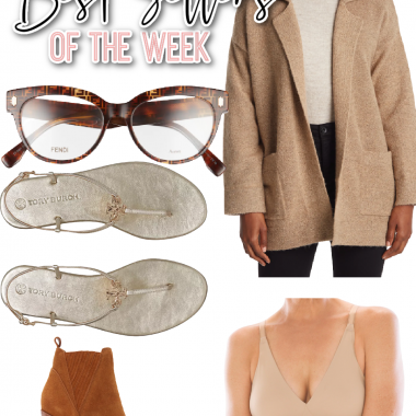 Houston fashion/lifestyle blogger LuxMommy shares best sellers of the week including the best bralette, Fendi optical frames, Tory Burch sandals, perfect fall booties, and a cardigan cardi coat