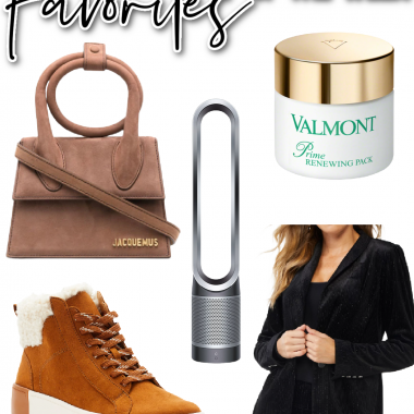 Houston fashion/lifestyle blogger LuxMommy shares favorites of the week including shearling sneakers under $30, a great fall blazer under $50, a new favorite face mask, Dyson fan, and a fun date night handbag from Jacquemus